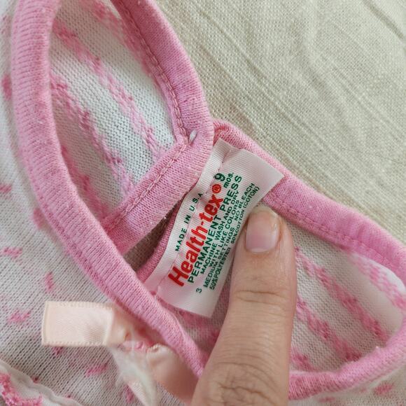 Vintage Healthtex Pink Bear Onesie 9 months - Picture 6 of 8
